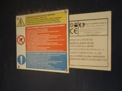 3#3429 Cabina di verniciatura e sistema di filtraggio