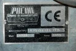 19#1733 Cabina di verniciaturaPacini