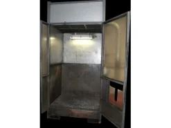 Cabina per lavaggio con idropulitrice