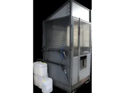 Cabina per lavaggio con idropulitrice