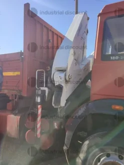 13#9387 Camion Fiat 180-26 ribaltabile trilateralecon Gru Bonfiglioli