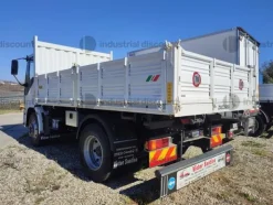 11#9387 Camion IVECO ribaltabile trilaterale Trector 120e18