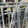 2#8446 Cancello di ferma per mungitura bovini ovini caprini