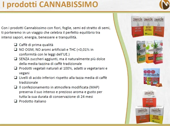 Cannabissimo - Il marchio di Caffè alla canapa