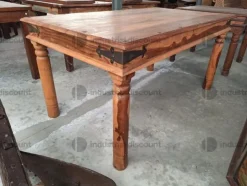 8#9425 Canoa Borneo e Armadietto con Sculture Timor