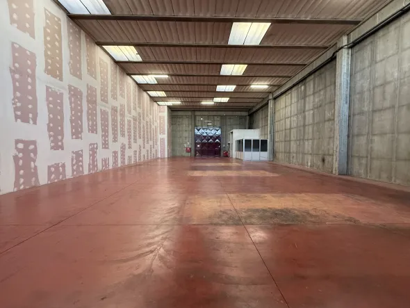 CAPANNONE con uffici e vetrine fronte strada