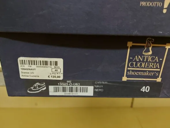 1#8071 Capi di abbigliamento e calzature