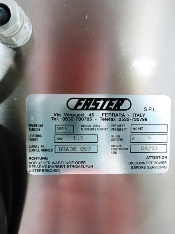 CAPPA FLUSSO LAMINARE VERTICALE – FASTER BHA36 (CAP-17)