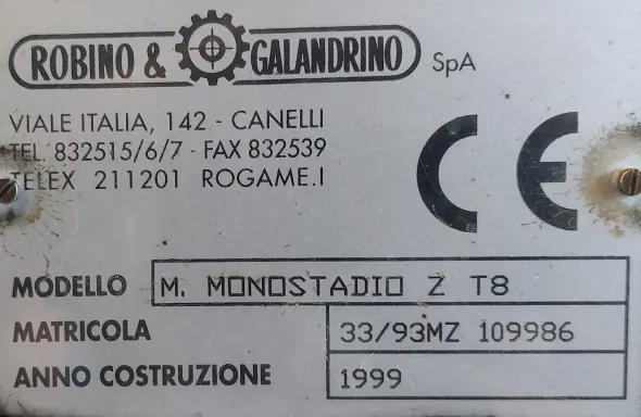 CAPSULATRICE ROBINO & GALANDRINO