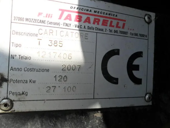 4#4561 Caricatore gommato Tabarelli T385