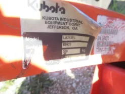 370#7087 Caricatore idraulico con pala Kubota