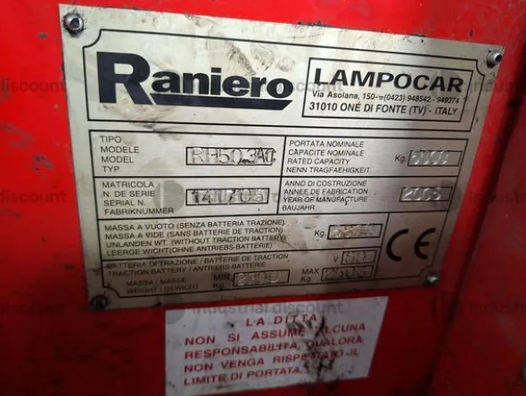 10#9286 Carrelli elevatori Rainero RH53 e RH45