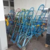 35#9470 Carrelli in metallo porta ceste