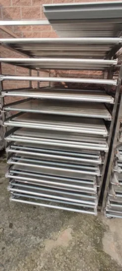 CARRELLI PORTA TEGLIE ACCIAIO INOX ESSICAZIONE