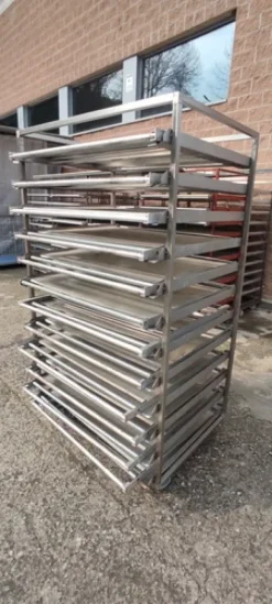 CARRELLI PORTA TEGLIE ACCIAIO INOX ESSICAZIONE