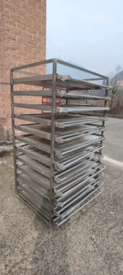 CARRELLI PORTA TEGLIE ACCIAIO INOX ESSICAZIONE