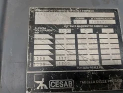 2#7826 Carrello elevatore Cesab