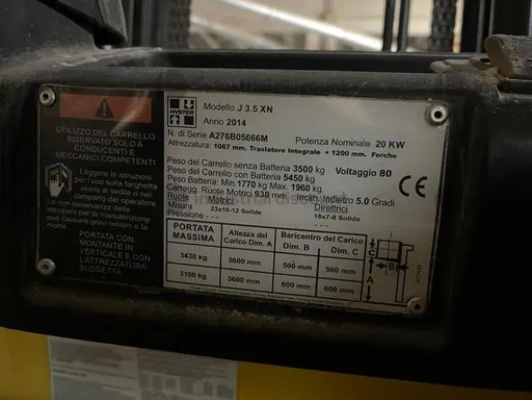 2#8971 Carrello elevatore Hyster