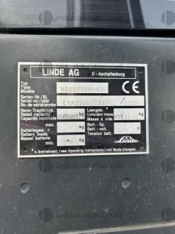 2#8965 Carrello Elevatore Linde