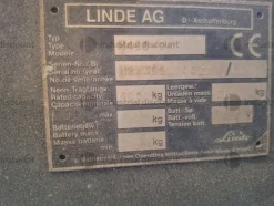 6#10037 Carrello elevatore Linde H40D