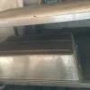 carrello in acciaio inox con vassoi in acciaio inox
