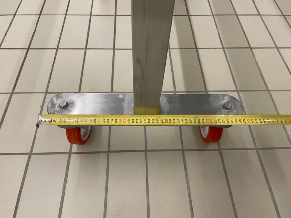 Carrello INOX Appendimento Prosciutti