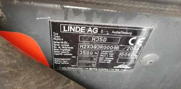 CARRELLO LINDE H35