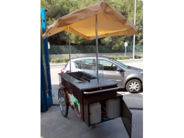 Carrettino per gelati 6 vaschette