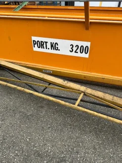 Carroponte completo portata 3.2 Ton usato anno 2008