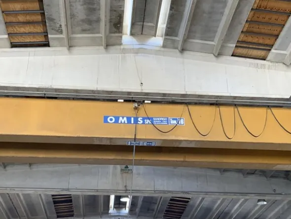 1#8540 Carroponte marca Omis di portata 16 tonnellate