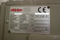 209#6560 Carteggiatrice Dimac