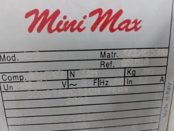 7#8616 Carteggiatrice manuale Mini Max