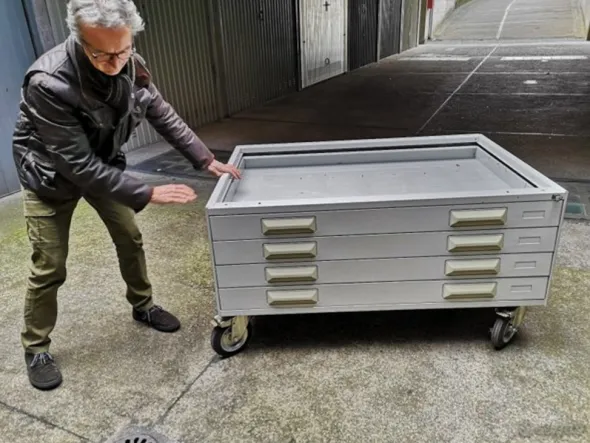 Cassettiera per grafica