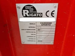 10#6960 Cassone scarrabile Rigato