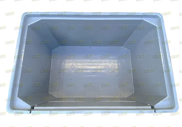 Cassoni in plastica bins usati con coperchio