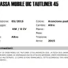 17#4158 CCFC cassa mobile Uic Tautliner 45