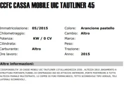 8#4158 CCFC cassa mobile Uic Tautliner 45