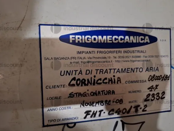 500#9323 Celle frigo e guidovia per salumificio