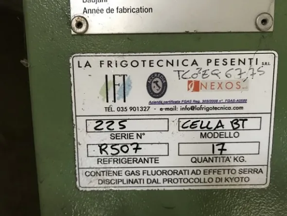12#4765 Celle frigorifere e di stagionatura