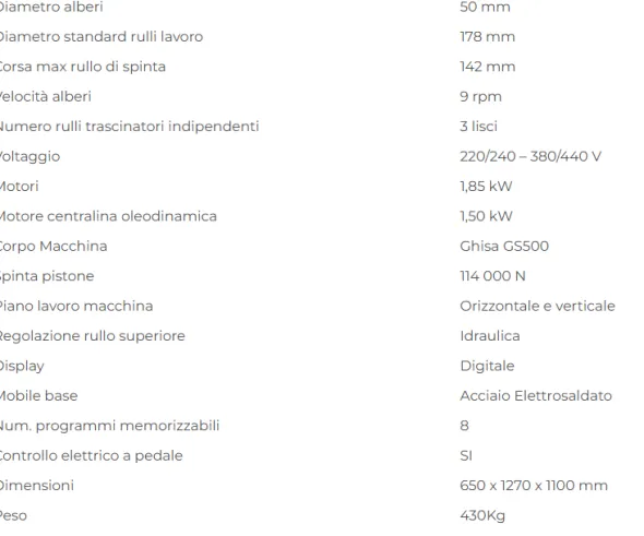 Centinatrice Ercolina ECO50V1T Nuova