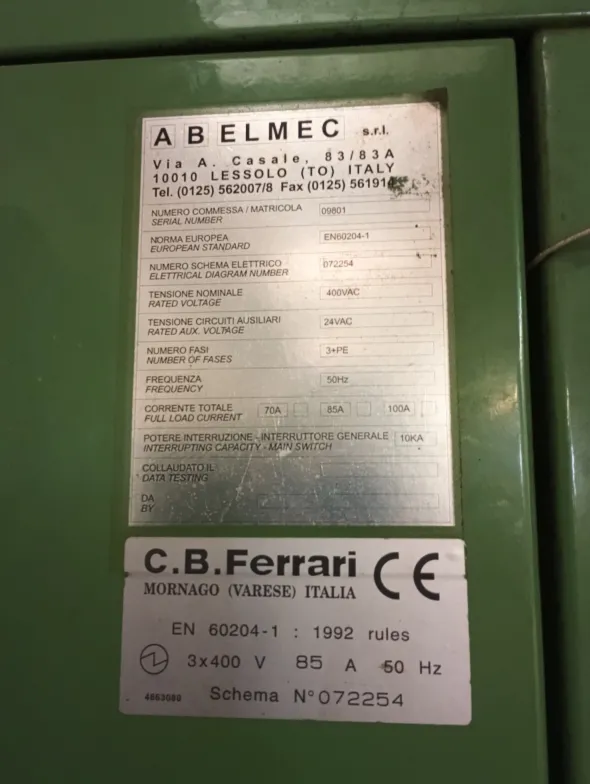 CENTRO DI LAVORO CB FERRARI B18 CON SELCA S4045PD