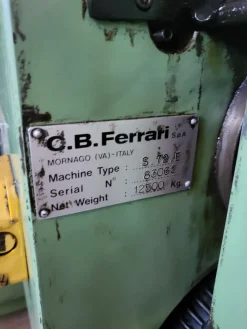 Centro Di Lavoro C.B. FerrariMod. S 72 -E