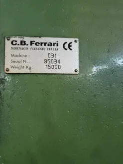 Centro Di Lavoro C.B. FerrariMod. C 31