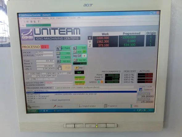 CENTRO DI LAVORO CNC UNITEM