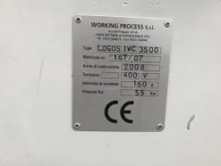 1#4713 CENTRO DI LAVORO LINEARE A CN MOD.LOGOS IWC 3500 TOPLINE