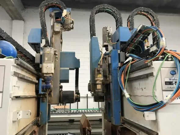 1#4713 CENTRO DI LAVORO LINEARE A CN MOD.LOGOS IWC 3500 TOPLINE
