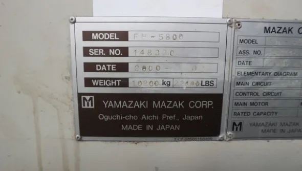 89#5049 Centro di lavoro orizzontale Yamazaki Mazak