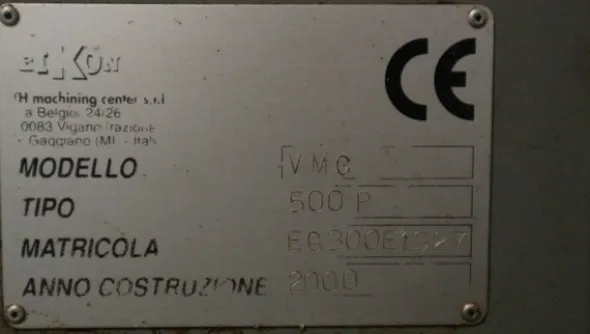 96#5049 Centro di lavoro verticale