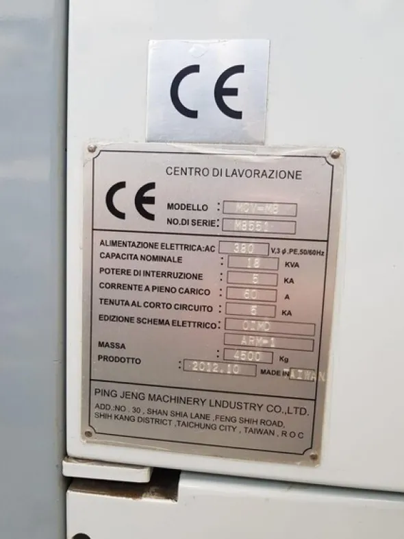 1#5870 Centro di lavoro verticale Perfect Jet MCV-M8