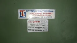 Cesoia a ghigliottina per lamiera 6/8mm 2050 GATTI